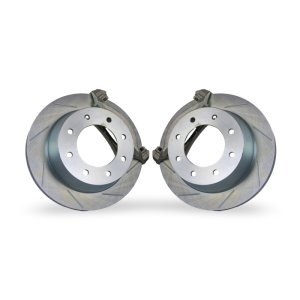 Chevrolet 3500HD Brake Rotors - Rear - Baer Brakes - Big Claw HD, Slot & Drilled - Zinc-Plated - `20-`26 Chevrolet 3500HD Brake Rotors - Rear - Baer Brakes - Big Claw HD, Slot & Drilled - Zinc-Plated - `20-`26